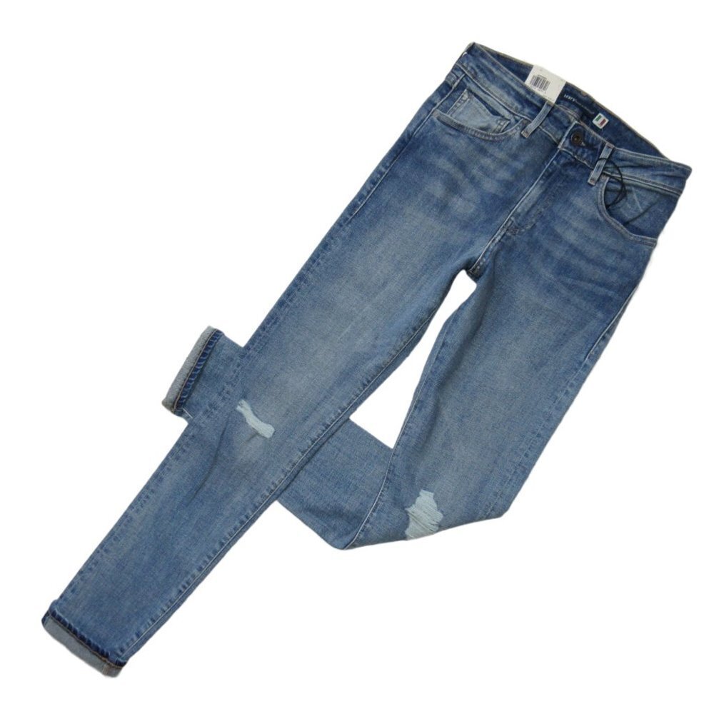 NWT Levi's Made & Crafted LMC 721 High Rise Skinny in Selvedge Cobalt Jeans 26